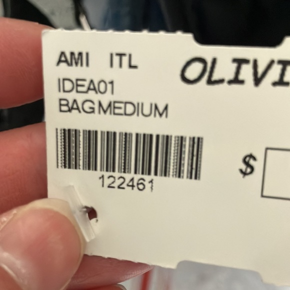 *NWT Italian Idea Boutique 5-styles-in-one Grey Pebbled Leather Purse - Picture 12 of 13